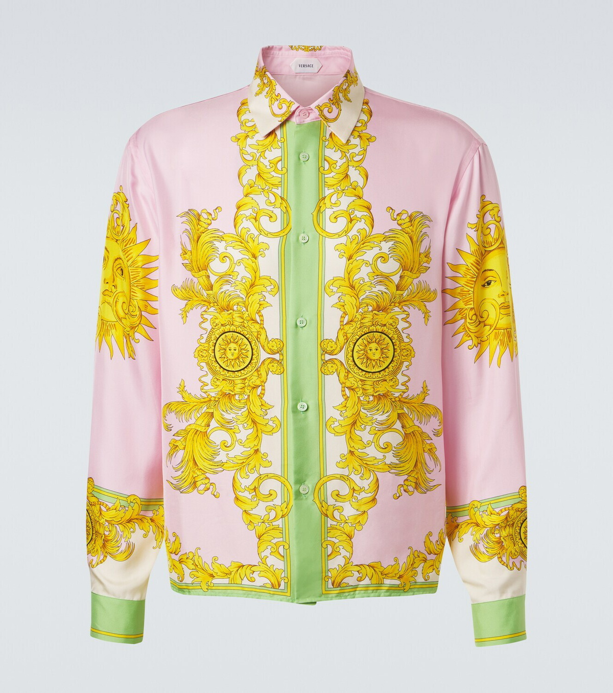 Versace Printed silk shirt