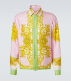 Versace Printed silk shirt