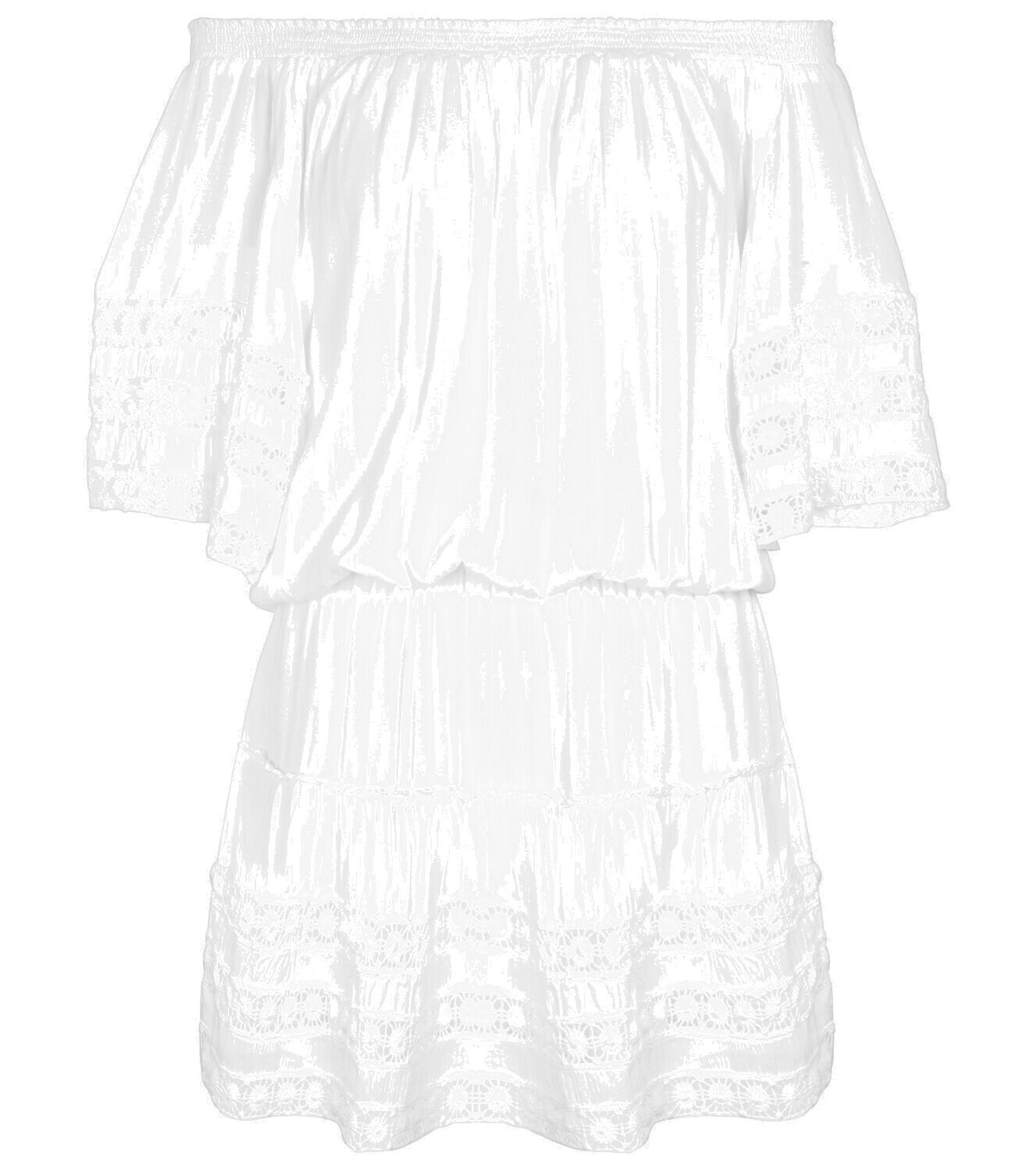 Melissa Odabash Michelle off-shoulder minidress Melissa Odabash