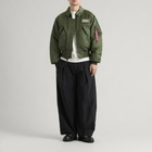 No Problemo Men's NP x Alpha Industries Ancient Findings Jacket in Green