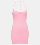 Courrèges Ribbed-knit minidress
