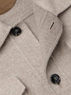 Kiton - Wool and Cashmere-Blend Overshirt - Neutrals