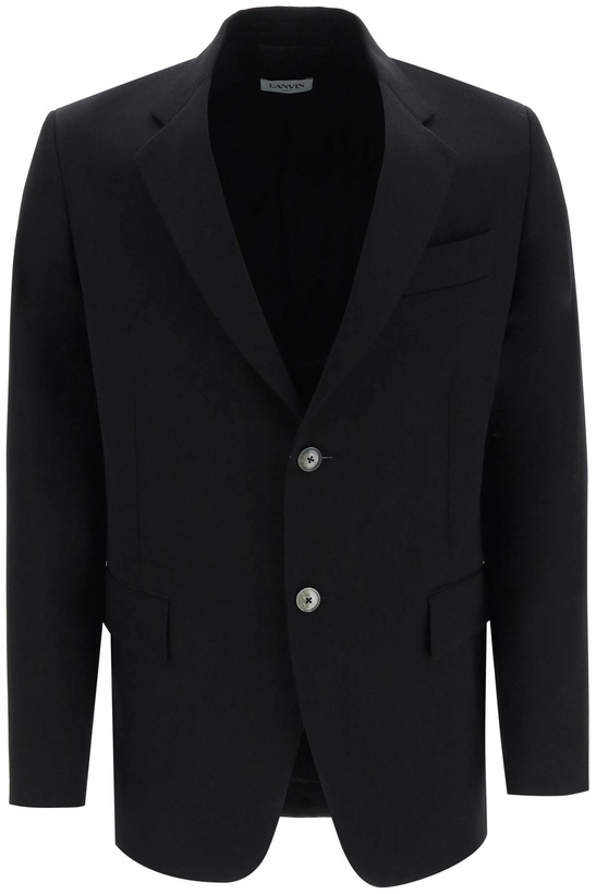 Photo: Lanvin Wool Single Breast Blazer Jacket