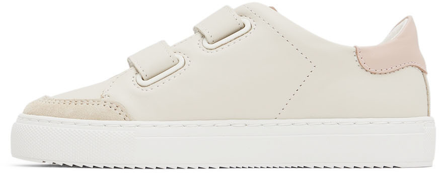 Axel Arigato Kids Beige & Pink Clean 90 Sneakers
