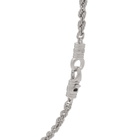 Tom Wood 20.5" Rope Chain Necklace in Silver 