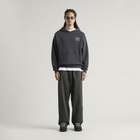 END. Worn Established Hoodie in Cinder Black