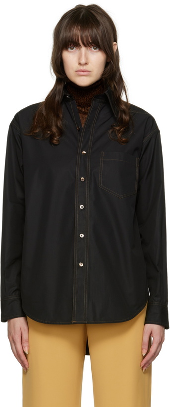 Photo: Maiden Name SSENSE Exclusive Black Andy Shirt