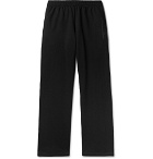Martine Rose - Wide-Leg Loopback Cotton-Jersey Sweatpants - Black