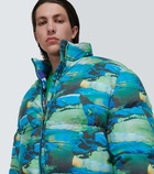 ERL - Quilted printed down jacket