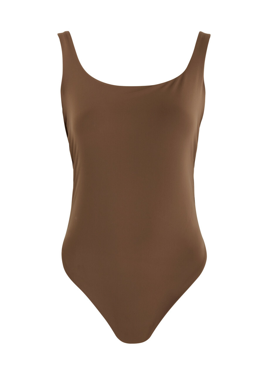 Entire Studios Stretch-nylon Bodysuit Brown Entire Studios