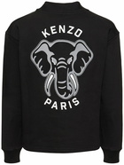 KENZO PARIS - K-crest Brushed Cotton Cardigan