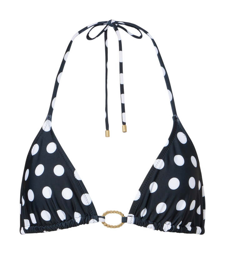 Photo: Alexandra Miro Alex polka-dot triangle bikini top