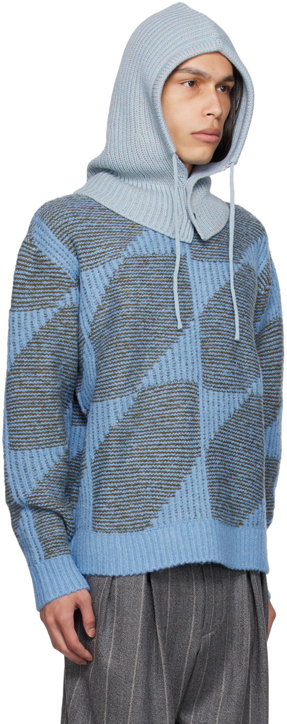 AFTER PRAY Blue Drawstring Beanie
