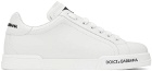 Dolce & Gabbana White Portofino Low-Top Sneakers