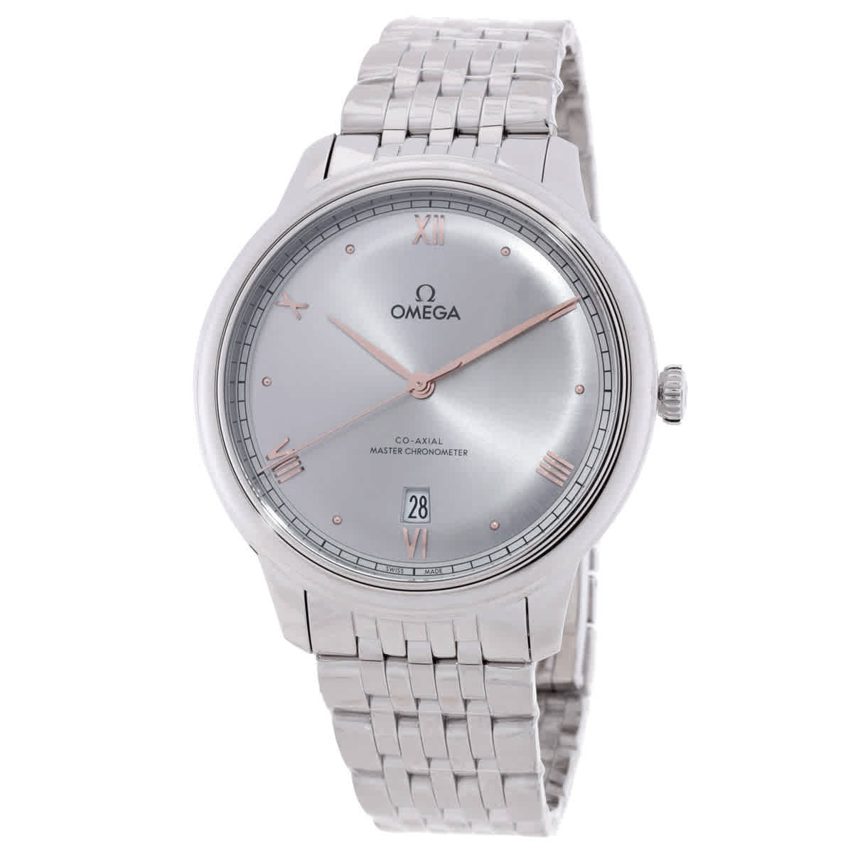 Omega De Ville Automatic Chronometer Grey Dial Mens Watch 434.10.40.20.06.001