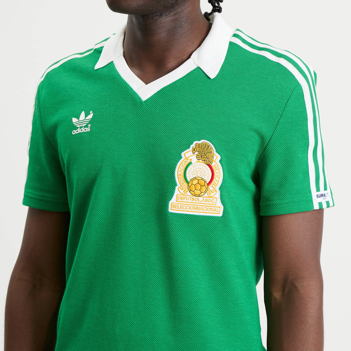 Adidas Men's Mexico 1986 Home Jersey Top in Green adidas