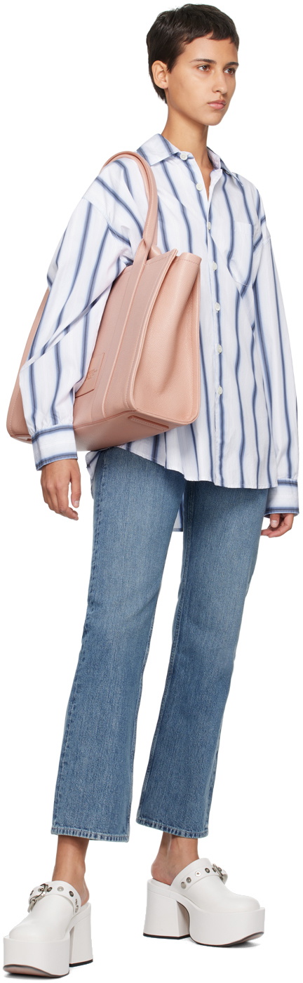 Marc Jacobs Pink Large 'The Leather' Tote