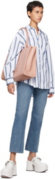 Marc Jacobs Pink Large 'The Leather' Tote