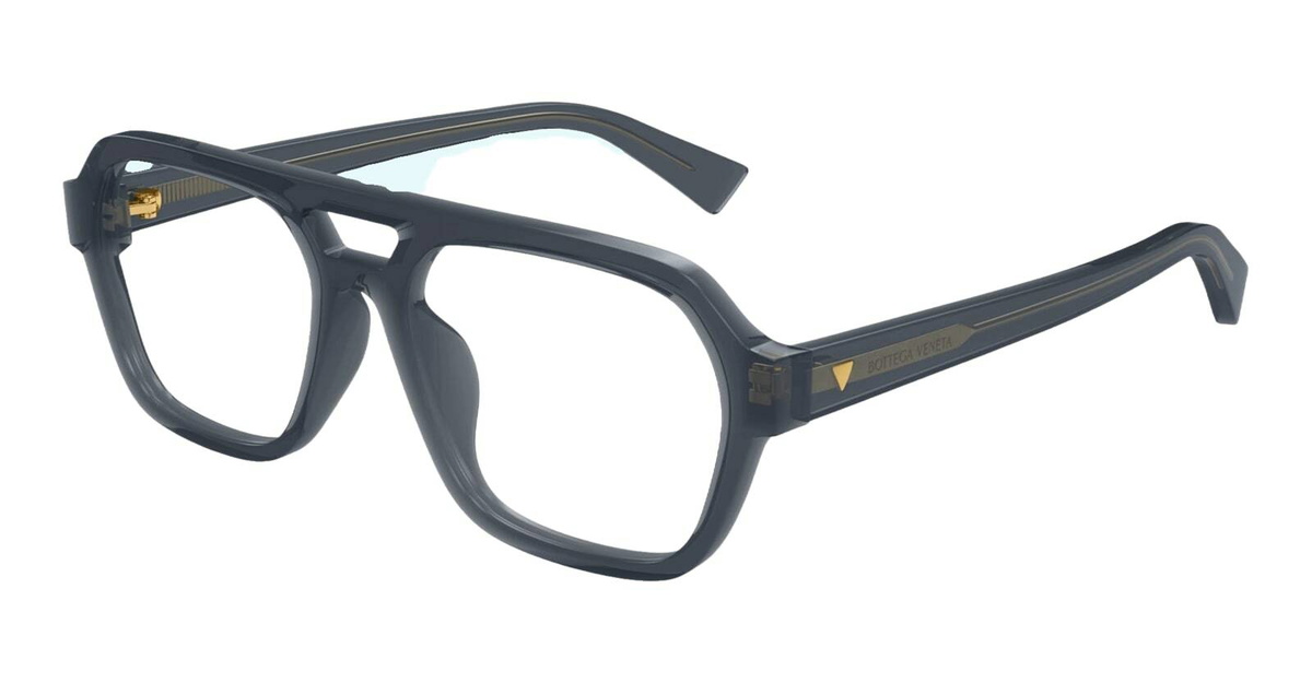 Bottega Veneta Eyewear Bv1336oa-003 - Grey Rx / Asian Fit Glasses