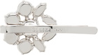 Simone Rocha Silver Mini Heartbloom Hair Clip