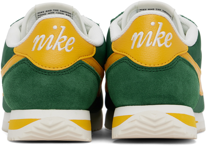 Nike Green & Yellow Cortez Sneakers