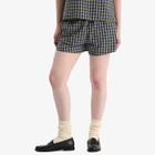 A.P.C. Women's Andrea Check Shorts in Green