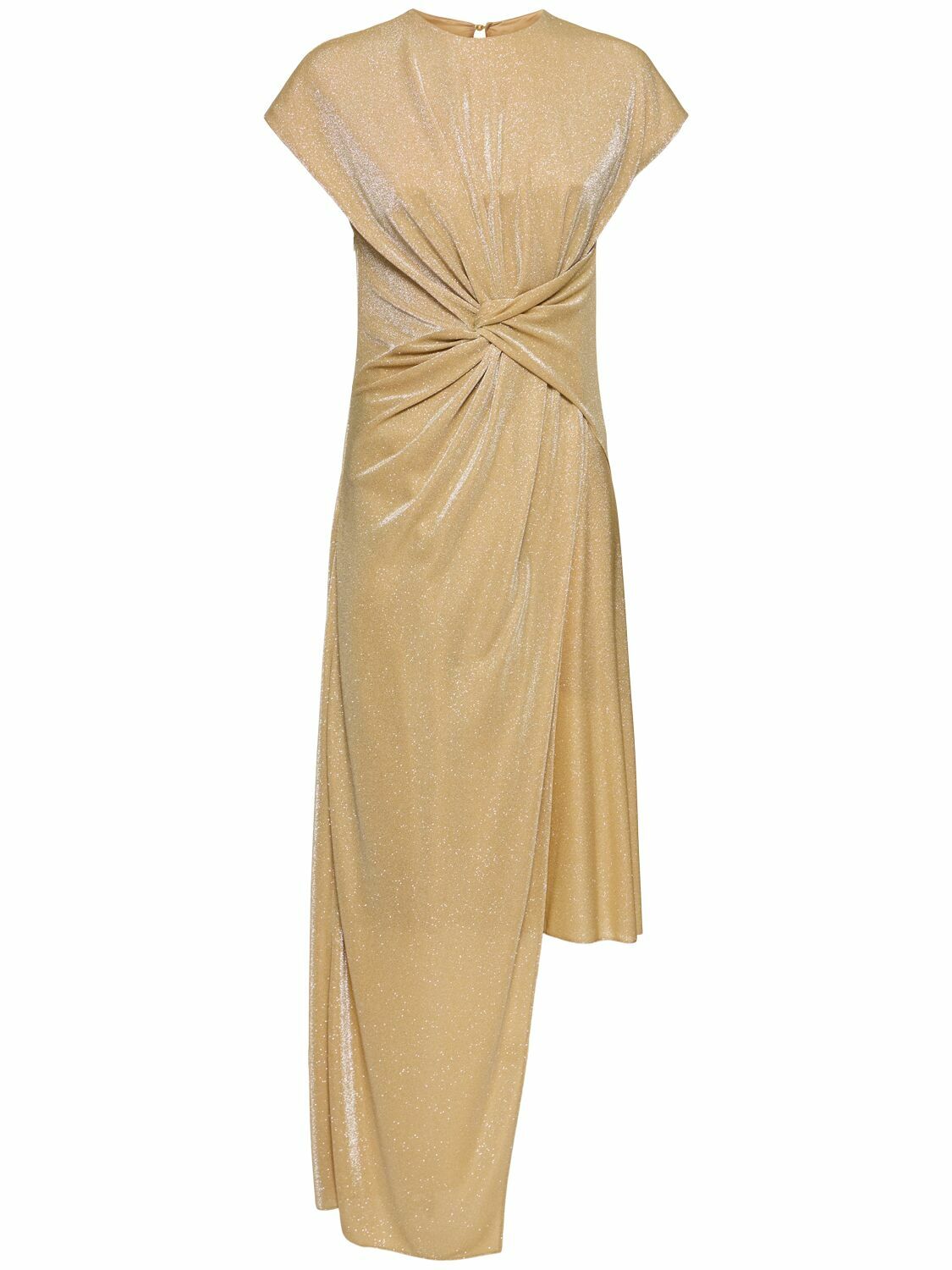 LANVIN Sleeveless Maxi Dress with Gathered Detail Lanvin