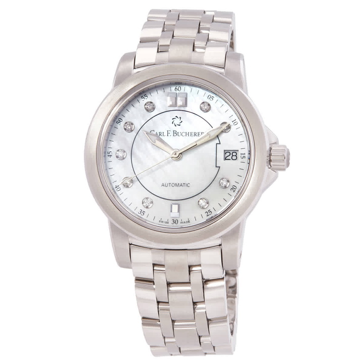 Photo: Carl F. Bucherer Patravi Automatic Mother of Pearl Dial Ladies Watch 00.10622.08.77.21