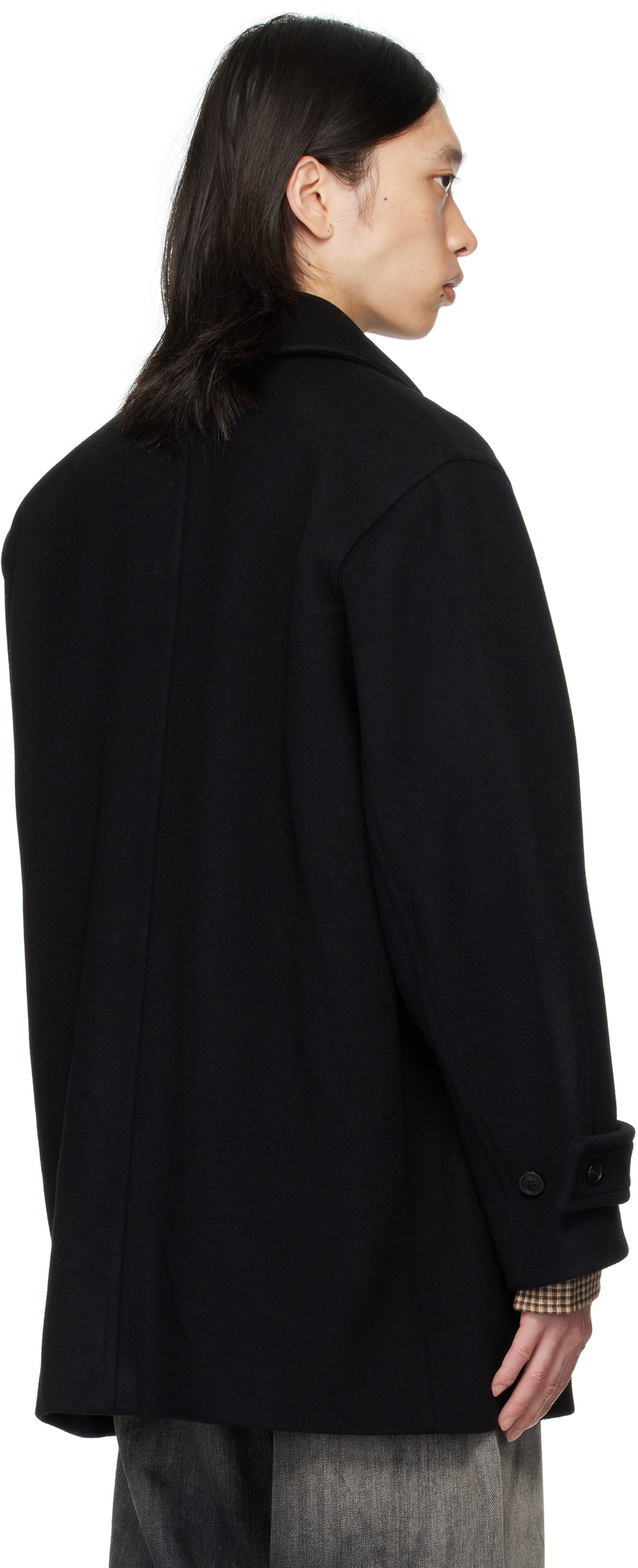 COOR Black Bellandi Cashmere Coat