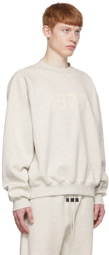 Essentials Off-White Cotton Sweatshirt
