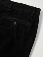 Portuguese Flannel - Straight-Leg Cotton-Corduroy Trousers - Black