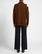 Manila Grace Womens Turtleneck in Brown