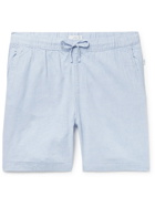 Onia - Linen-Blend Drawstring Shorts - Blue