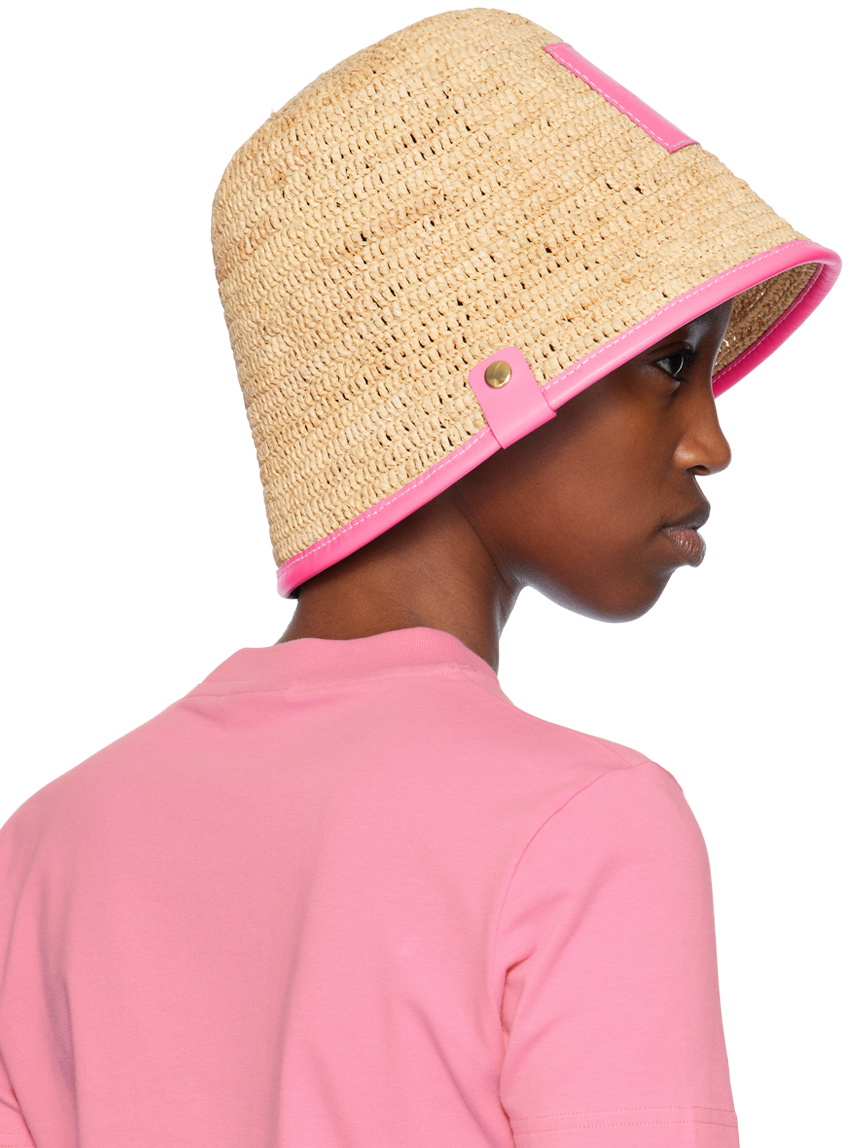 JACQUEMUS Beige & Pink 'Le Bob Soli' Hat Jacquemus