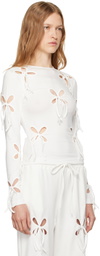J.Kim White Petal T-shirt