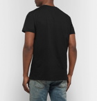 Balmain - Logo-Appliquéd Cotton-Jersey T-Shirt - Black