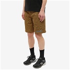 Noon Goons Men's Banned Houndstooth Short in Brown