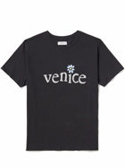 ERL - Venice Printed Cotton-Jersey T-Shirt - Black