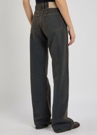 Our Legacy Wata Cut Straight-leg Jeans Black
