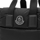 Moncler Women's Mini Caradoc Padded Tote Bag in Black