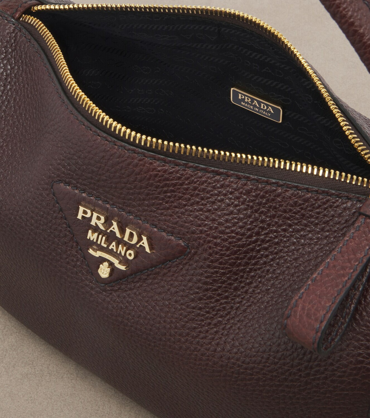 Prada Small leather top-handle bag
