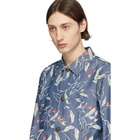 rag and bone Indigo Flower Mace Shirt