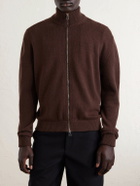 Givenchy - Cashmere Zip-Up Cardigan - Brown