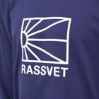 PACCBET Men's Long Sleeve Logo T-Shirt in Navy