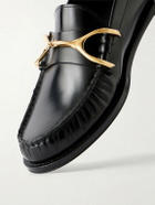 McQueen - Leather Loafers - Black