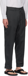 nanamica Gray Wide Trousers