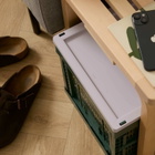 HAY Medium Square/Cube Recycled Colour Crate Lid in Lavender 