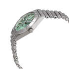 Breitling Chronomat Quartz Chronometer Diamond Green Dial Ladies Watch A77310101L1A1