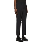 Solid Homme Black Piping Trousers