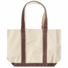 Sporty & Rich Serif Two-Tone Tote - END. Exclusive in Natural/Chocolate